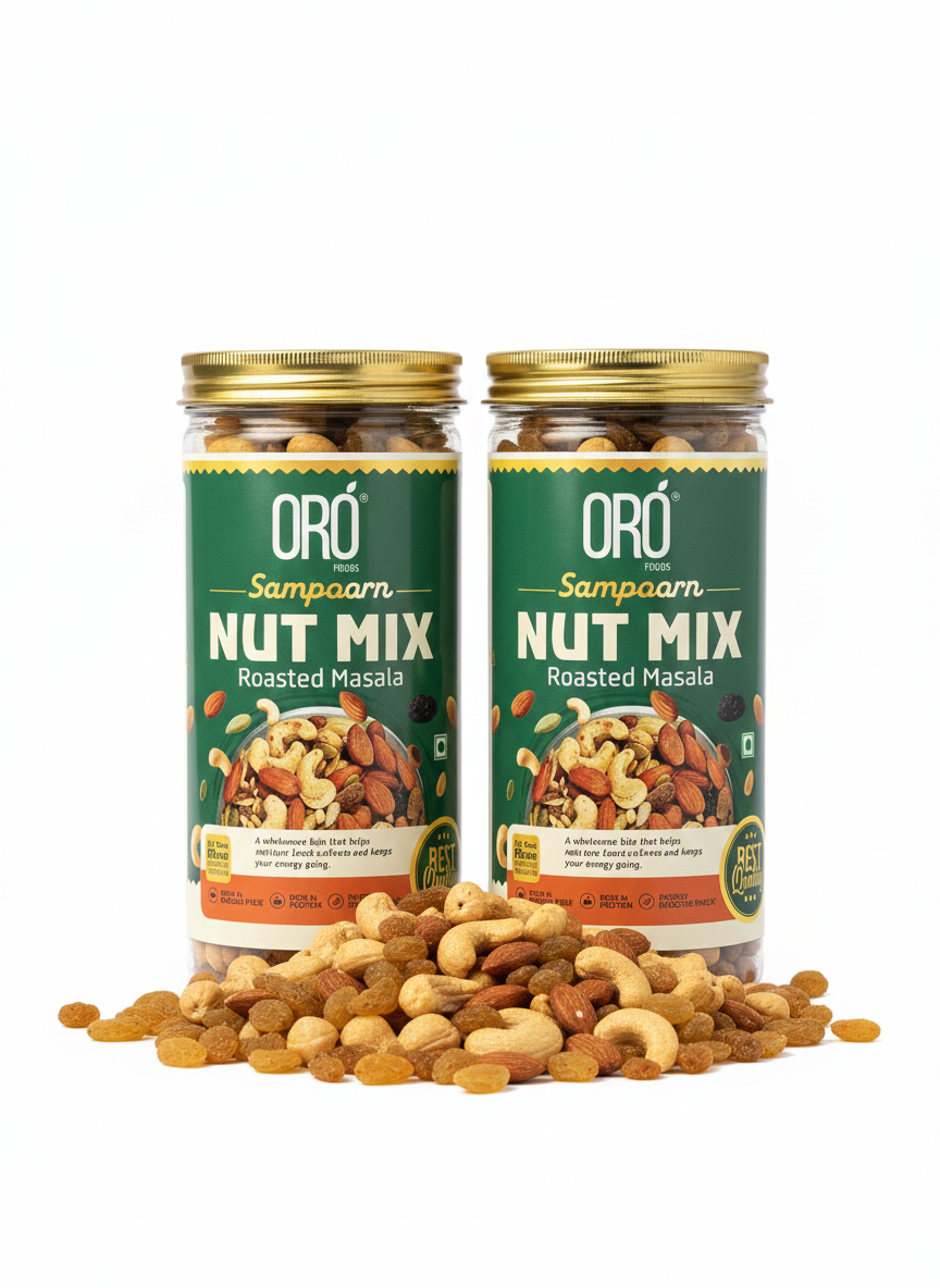 Oro Foods NUT MIX ( 400g Each ) Pack of 2