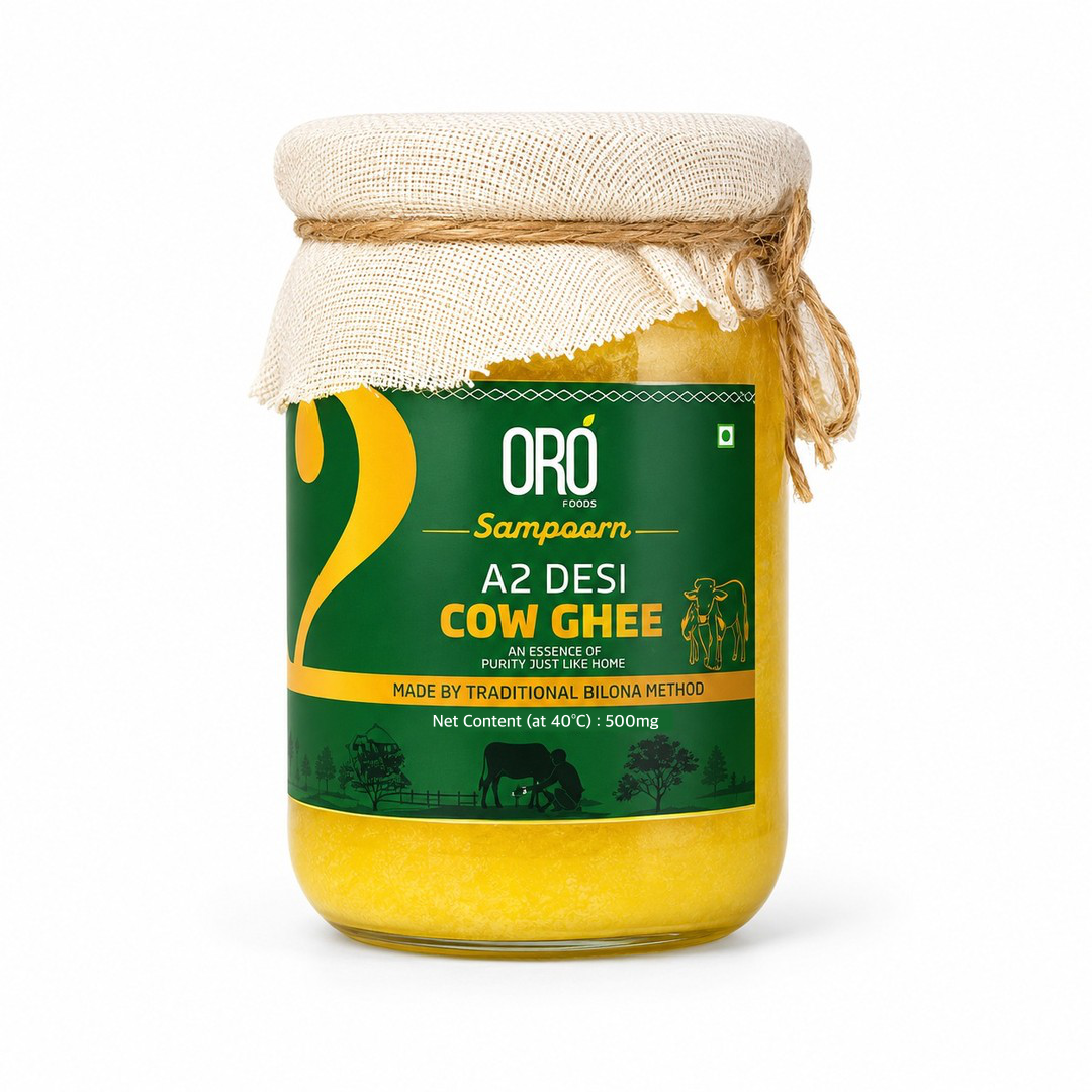 Sampoorna A2 Desi Cow Ghee – 500 ml