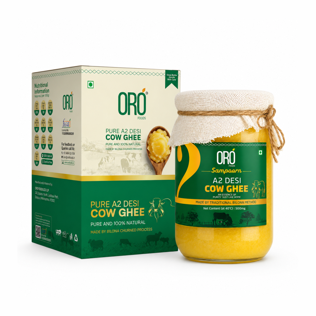 Sampoorna A2 Desi Cow Ghee – 500 ml