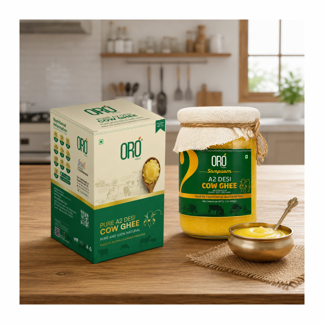 Sampoorna A2 Desi Cow Ghee – 500 ml