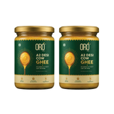 ORO Sampoorn A2 Desi Cow Ghee Combo Pack (2 x 500 ML)