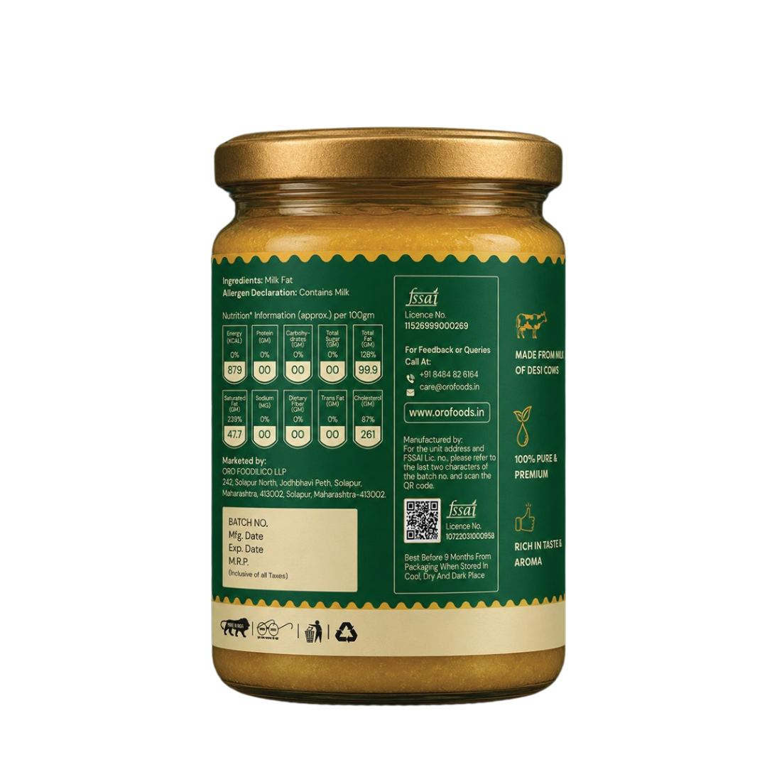 A2 Desi Cow Ghee (500ML)
