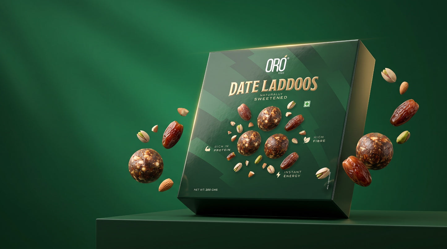 Date Laddoos – Naturally Sweetened