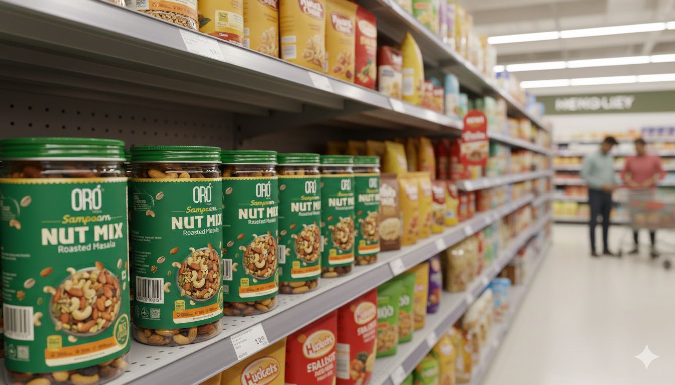 Oro Foods NUT MIX ( 400g Each ) Pack of 2