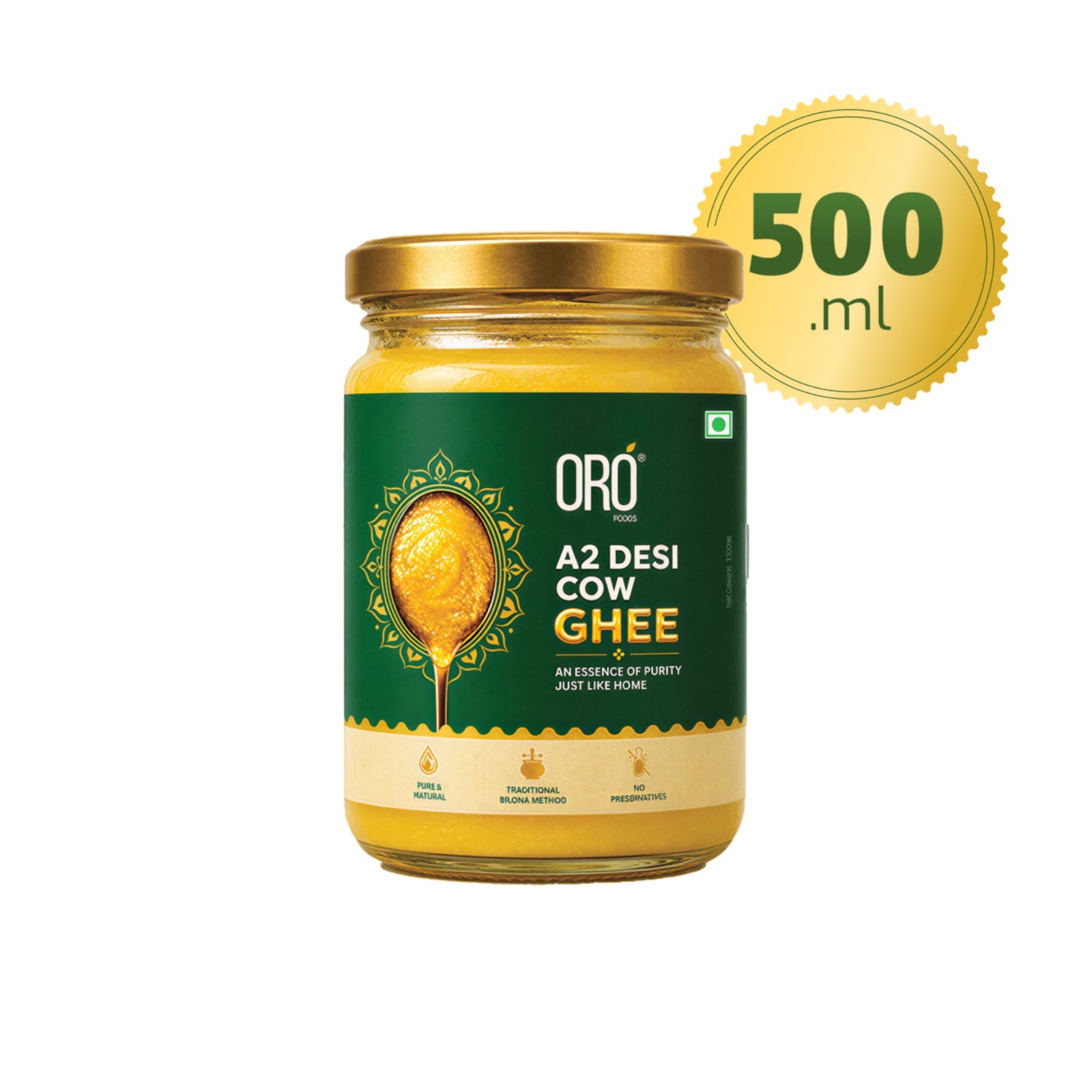 A2 Desi Cow Ghee (500ML)