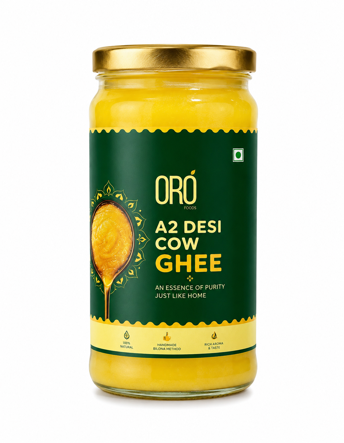 Sampoorna A2 Desi Cow Ghee – 500 ml